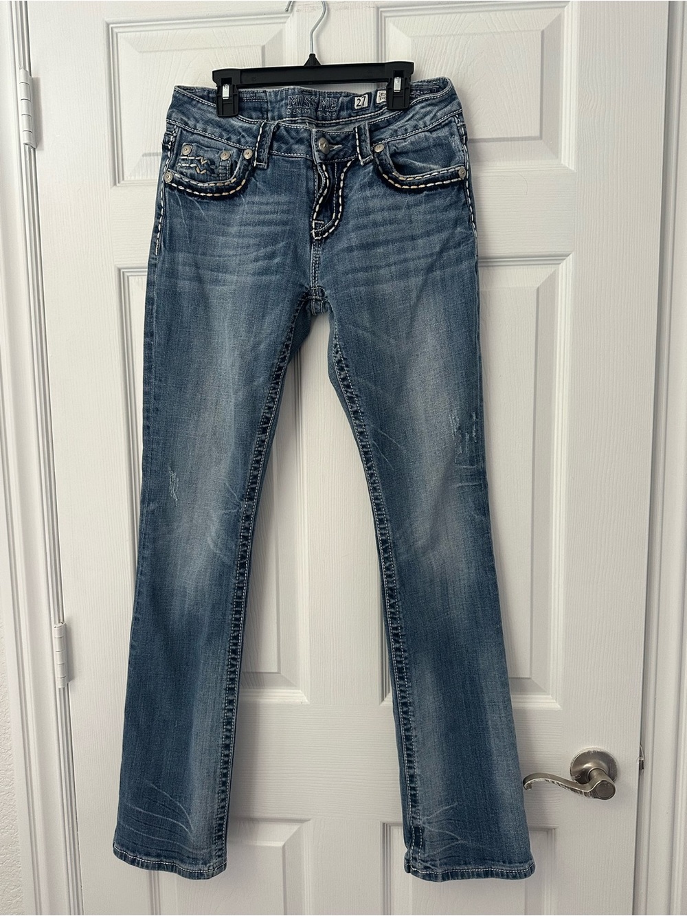 Miss me JE1035E2X easy boot jeans size 27
